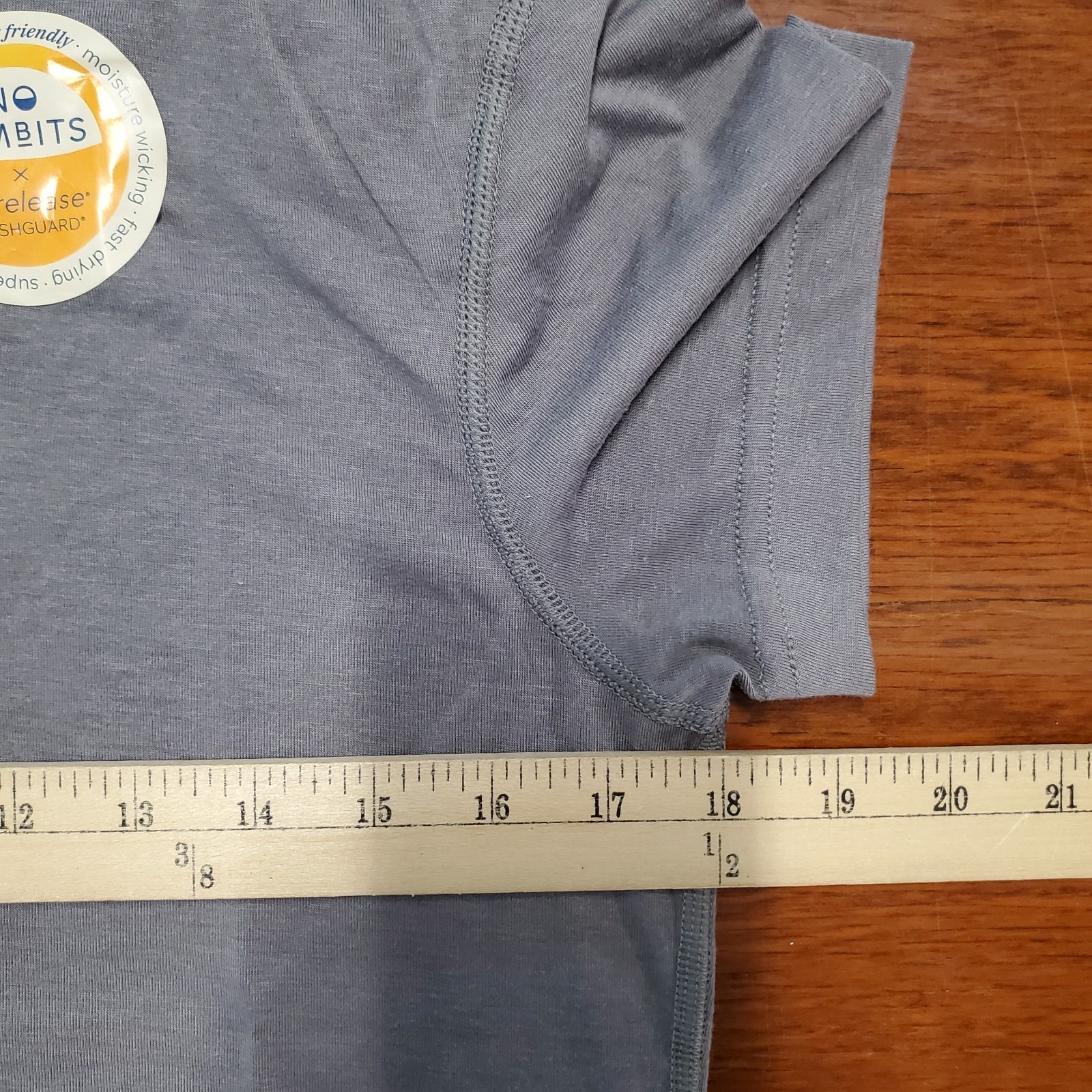 No Limbits Adaptive Sensory T Shirt Women Small Gray Moisture Wicking Freshguard — image 5 of 7